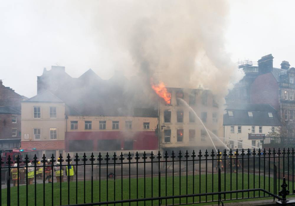 People feared trapped in Newcastle city centre blaze