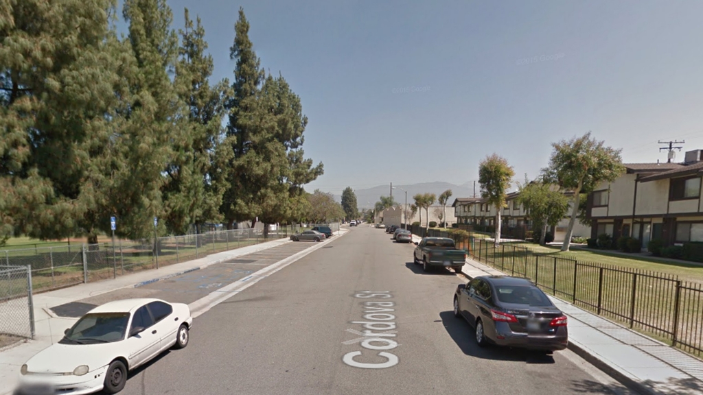 The 1500 block of Cordova Street in Pomona is seen in an image from Google Maps Street View