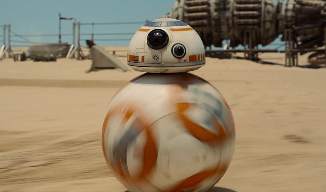 The droid BB-8 from The Force Awakens