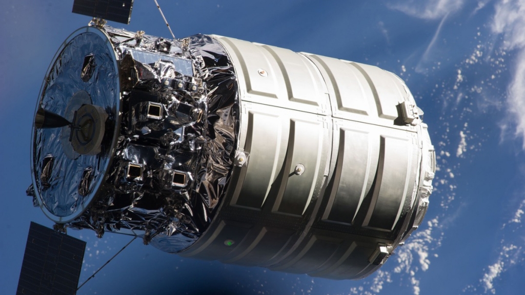 The first Cygnus spacecraft to visit the International Space