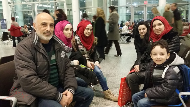 The first Syrian refugee families arrived in Canada and were personally welcomed by Prime Minister Justin Trudeau