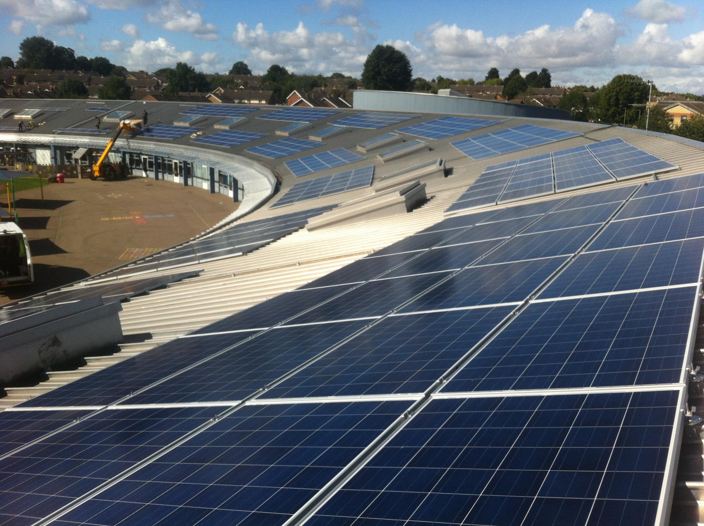 The future Orchard Fields Primary School in Banbury has the largest solar panel installation of any primary school in Oxfordshire