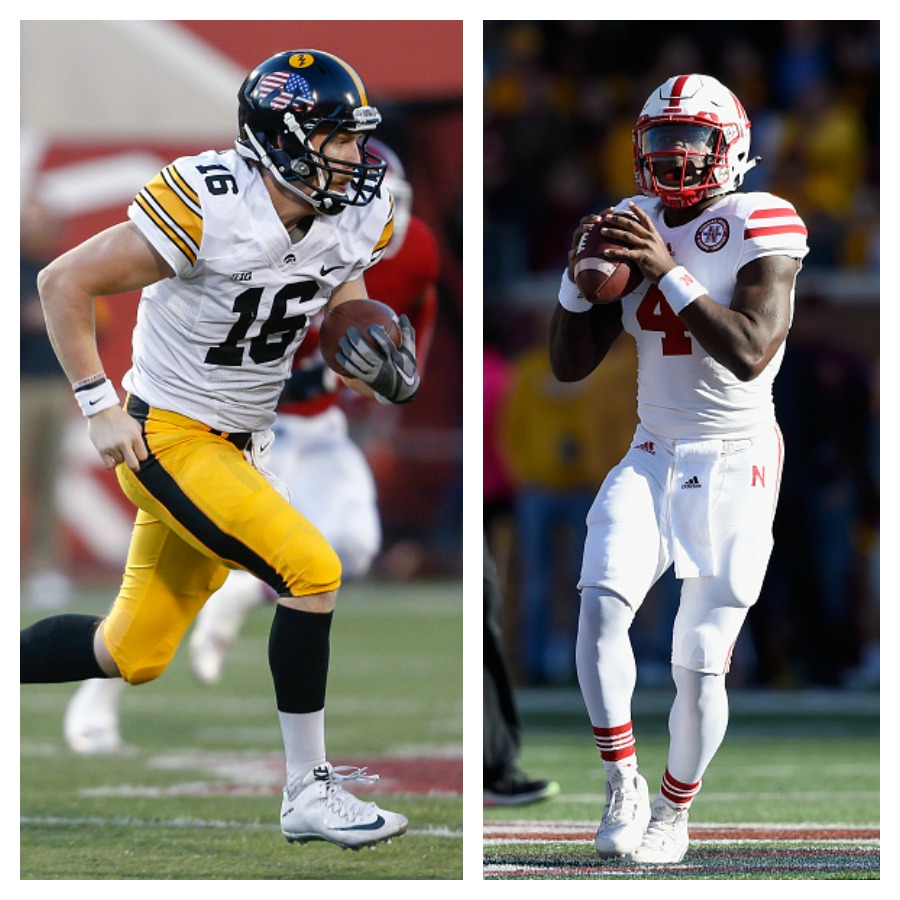 Iowa quarterback C.J. Beathard Nebraska quarterback Tommy Armstrong Jr