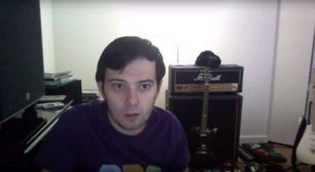 Martin Shkreli is shown on his live stream available on YouTube. Via Social Media