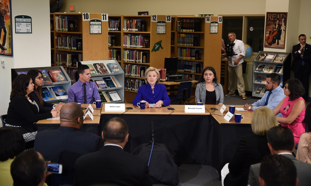 At a Las Vagas campaign stop in May Clinton vowed to go beyond President Obama's executive actions to extend deportation relief to undocumented immigrants