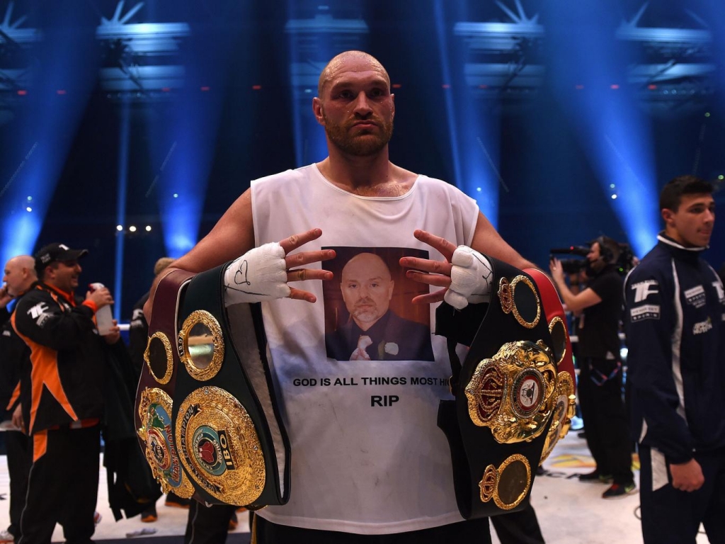 Tyson Fury has been stripped of the IBF world heavyweight title Getty Images