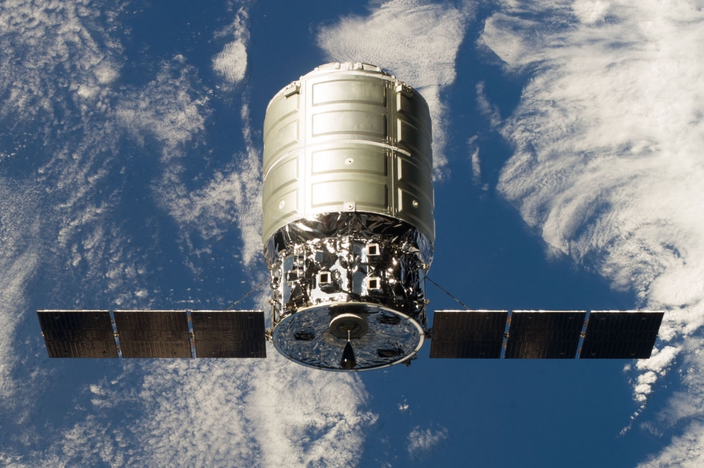 Cygnus Spacecraft In Orbit