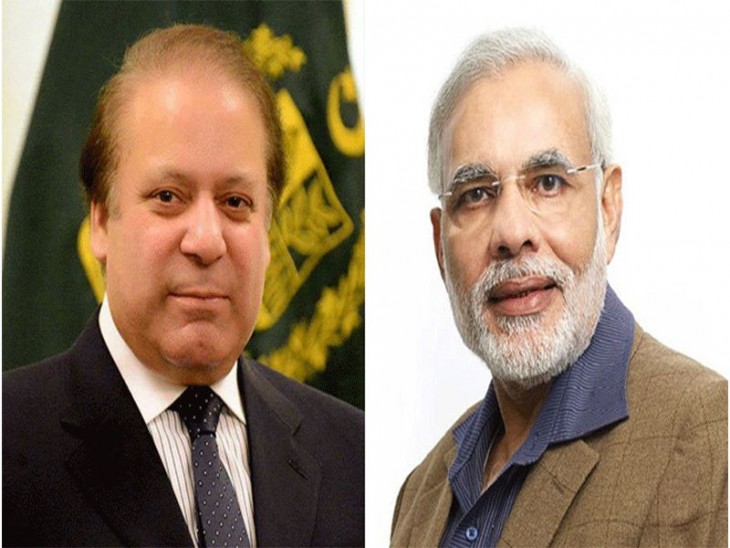 PM Modi, Nawaz shake hands in Paris