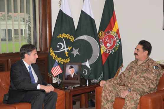 US Deputy Secretary of State appreciated efforts of Pakistan Army for peace and stability in region