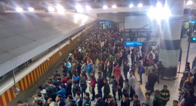 Delhi Odd Even Formula Dear Mr. Kejriwal how will you accommodate more people in already overcrowded public transport