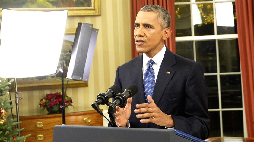 Analysis: Obama offers reassurance, little policy in speech