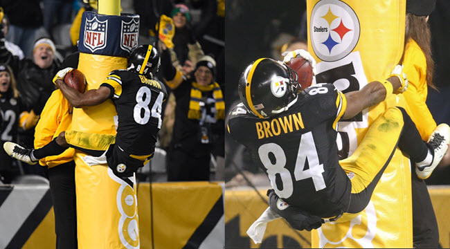 Antonio Brown celebration