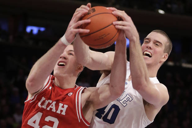 Utah upsets No. 7 Duke 77-75 in overtime in New York