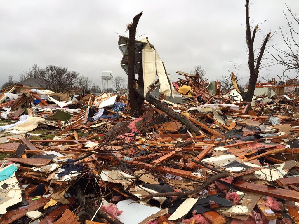 A look at the tornado that caused damage in Rowlett Saturday night