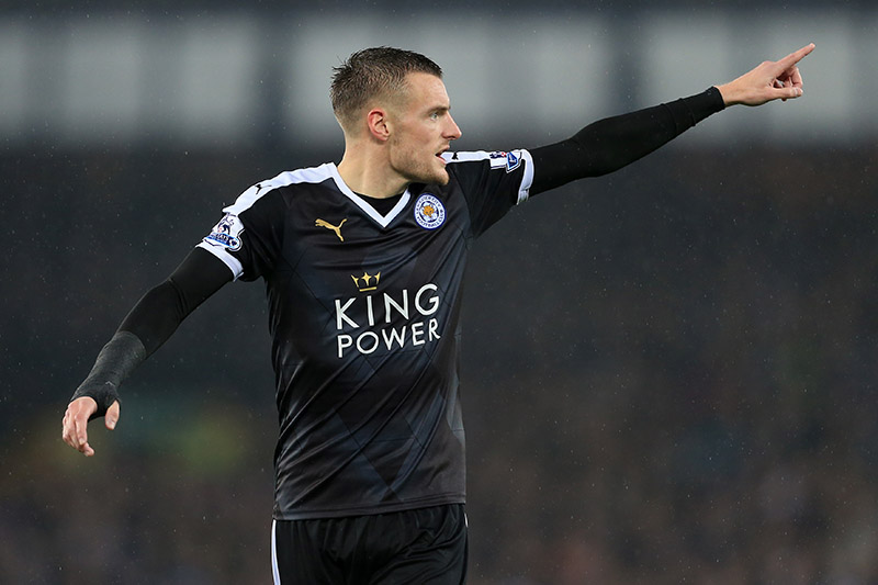 19th December 2015- Barclays Premier League- Everton v Leicester City- Jamie Vardy of Leicester