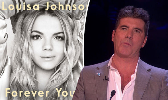 Simon Cowell and Louisa Johnson's winner's single