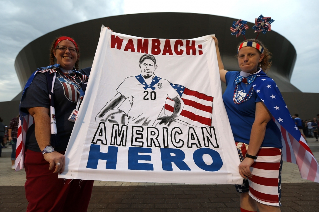 Wambach fans packed the house in New