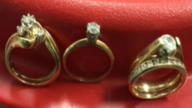 Wedding rings were donated to a Salvation Army Red Kettle in Middleton