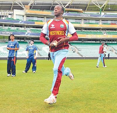 West Indies fast bowler Kemar Roach