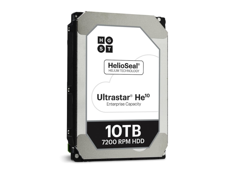 Western Digital First to Ship 10TB Helium HDD