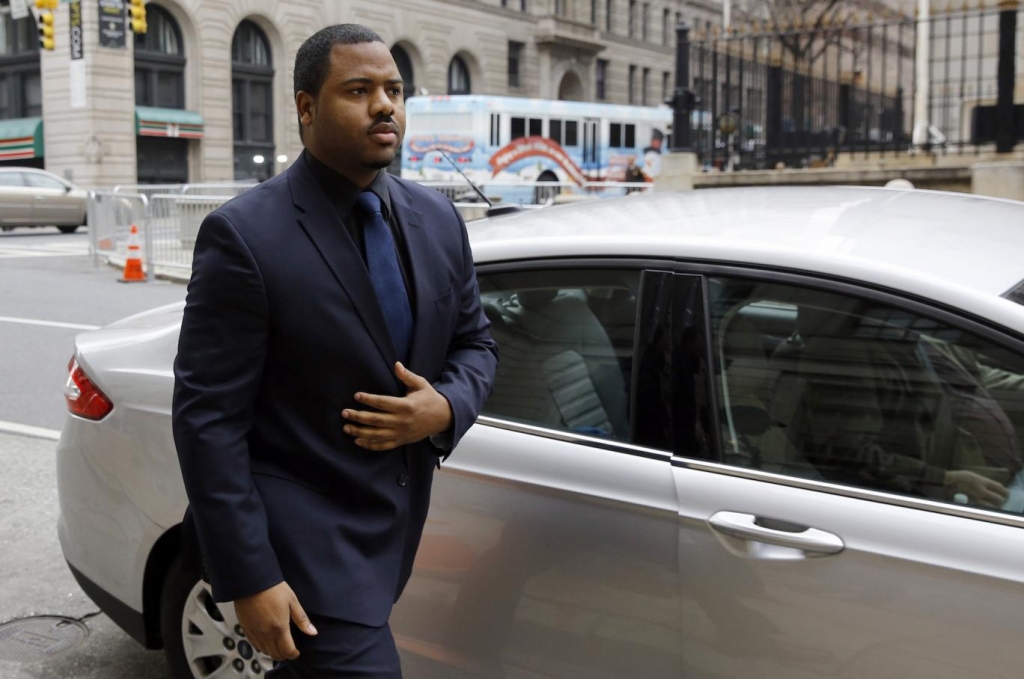 William Porter walks into a courthouse during jury deliberations. Patrick Semansky  AP