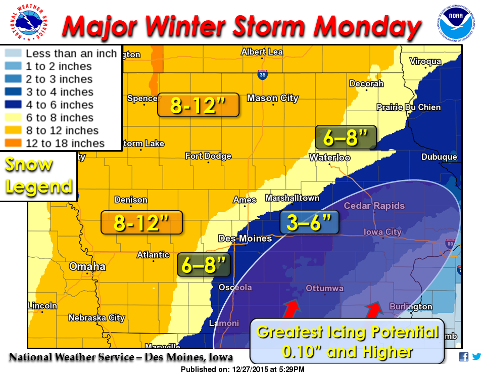 Winter Storm Watch For Metro Sunday Night To Tuesday Morning