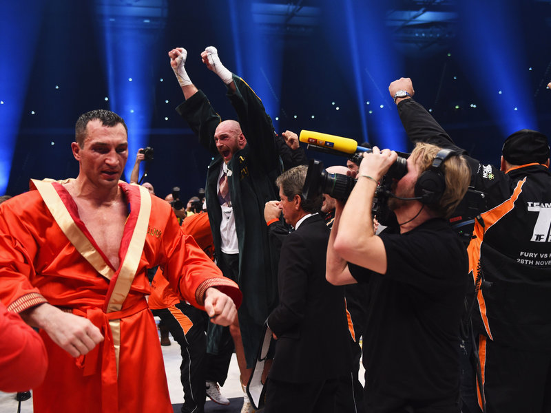 Wladimir Klitschko lost to Tyson Fury via unanimous decision