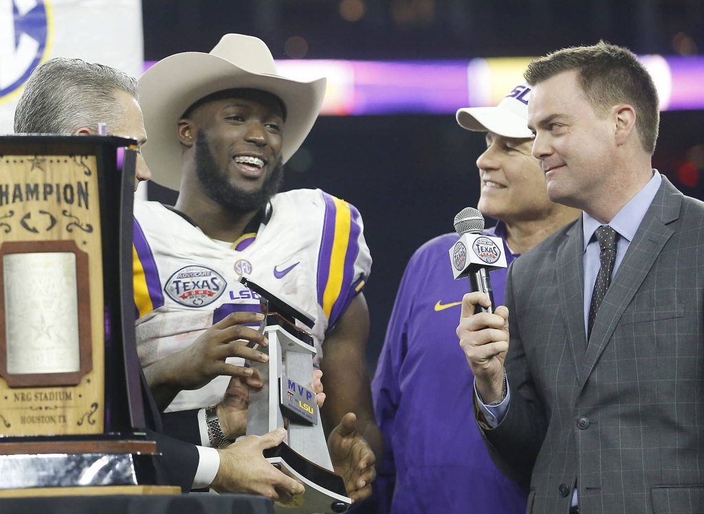 Yes he's wearing a Cowboy hat		Thomas B. Shea-USA TODAY Sports