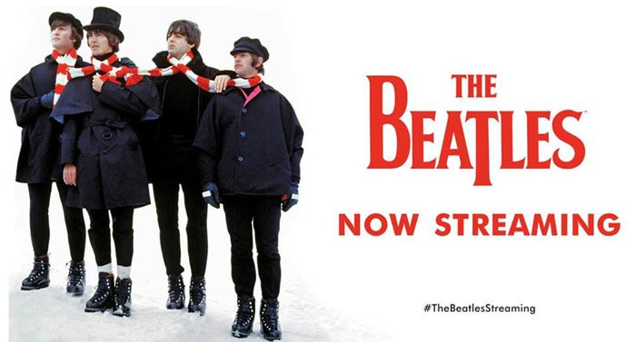 The Beatles Catalog Available for Streaming Christmas Eve