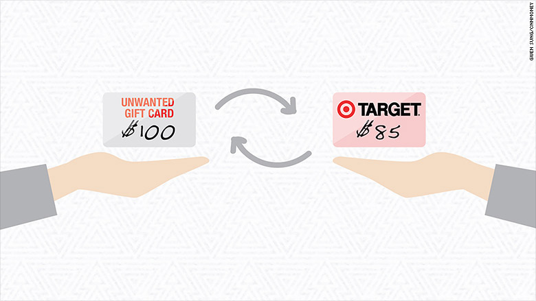 You can now exchange an unwanted gift card for a Target gift card