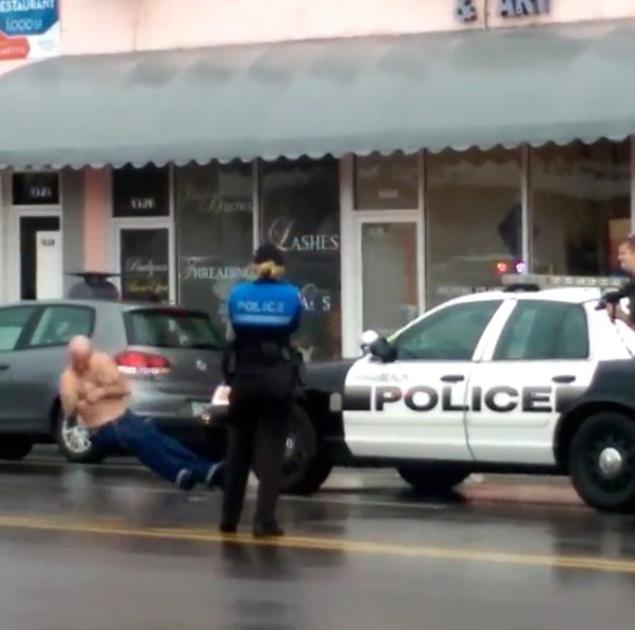 Miami Beach cops shot and killed a suspected bank robber Saturday