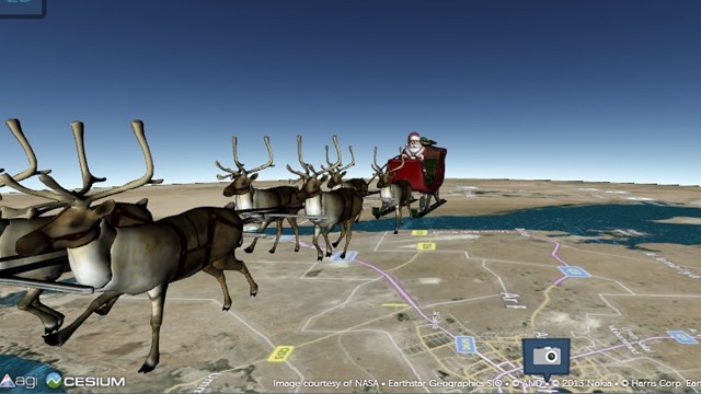 NORAD tracks Santa on Christmas Eve