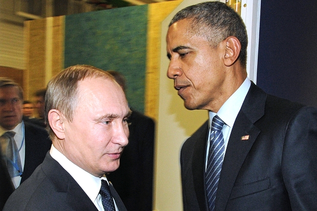 Russian President Vladimir Putin and US President Barack Obama