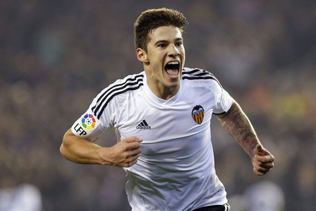 Santi Mina celebrates after scroing Valencia’s late equaliser against Barcelona
Kai Forsterling  EPA