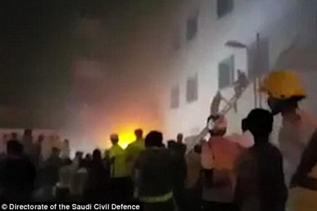 The fire spread through two units of the hospital killing more than two dozen people