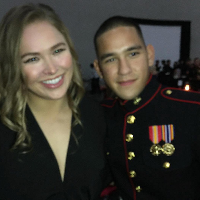 Ronda Rousey and Jarrod Haschert