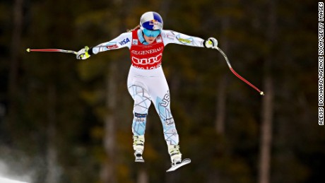 Lindsey Vonn wins another Lake Louise treble