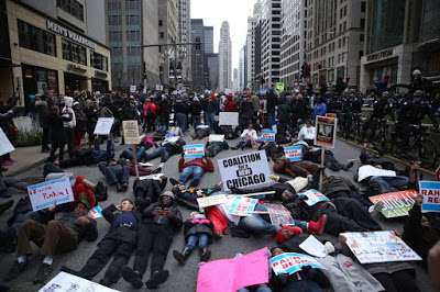 Just before Christmas, Black Lives Matter protests roil cities across the US