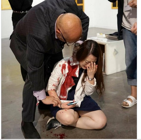 The woman that was stabbed at the Art Basel