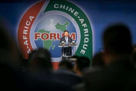 Xi Jinping, President of the People's Republic of China during the China Africa corporation summit