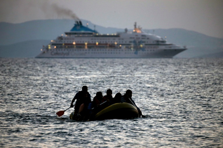 AFP  File  Angelos Tzortzinis Migrants arrive on the shore of Kos island on a small dinghy