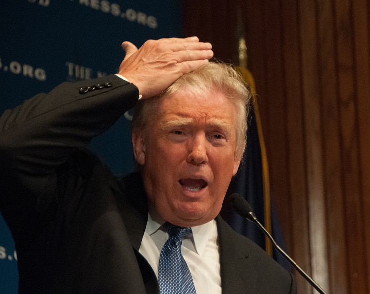 Trump Tweets Pic of Jeb Bush Picking His Nose Bush Campaign Says Trump Is'Drunk-Tweeting