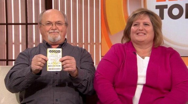 A Tennessee couple told the Today Show that they have a winning Powerball ticket Friday morning. Image source NBC