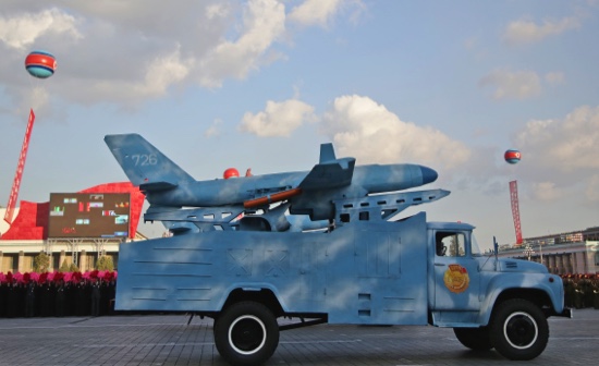 A drone is paraded in Pyongyang