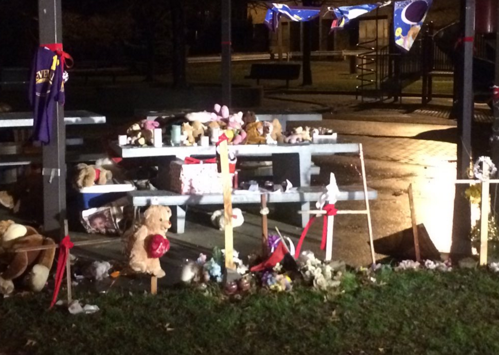 A memorial is growing at the site of the Tamir Rice shooting following the grand jury's decision to not criminally charge the officers involved