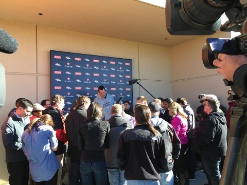 Broncos say fans will play big role on Sunday