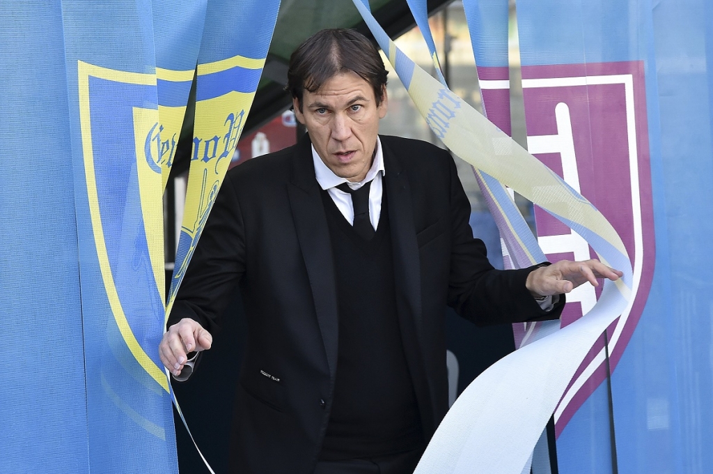 AS Roma's coach Rudi Garcia arrives before the match. – Reuters pic