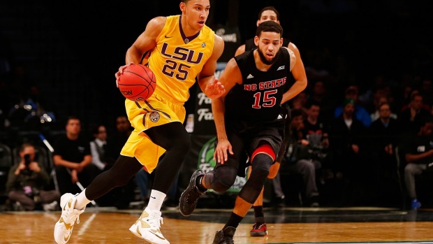 All-rounder Ben Simmons takes the ball up the court against North Carolina State earlier in the season