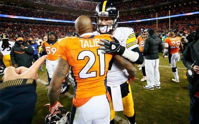 Aqib Talib isn't buying Big Ben's injury