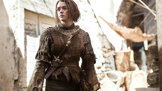 Arya Stark in Game of Thrones season 5 on showcase